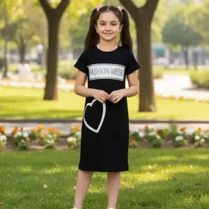 fashion week print dress