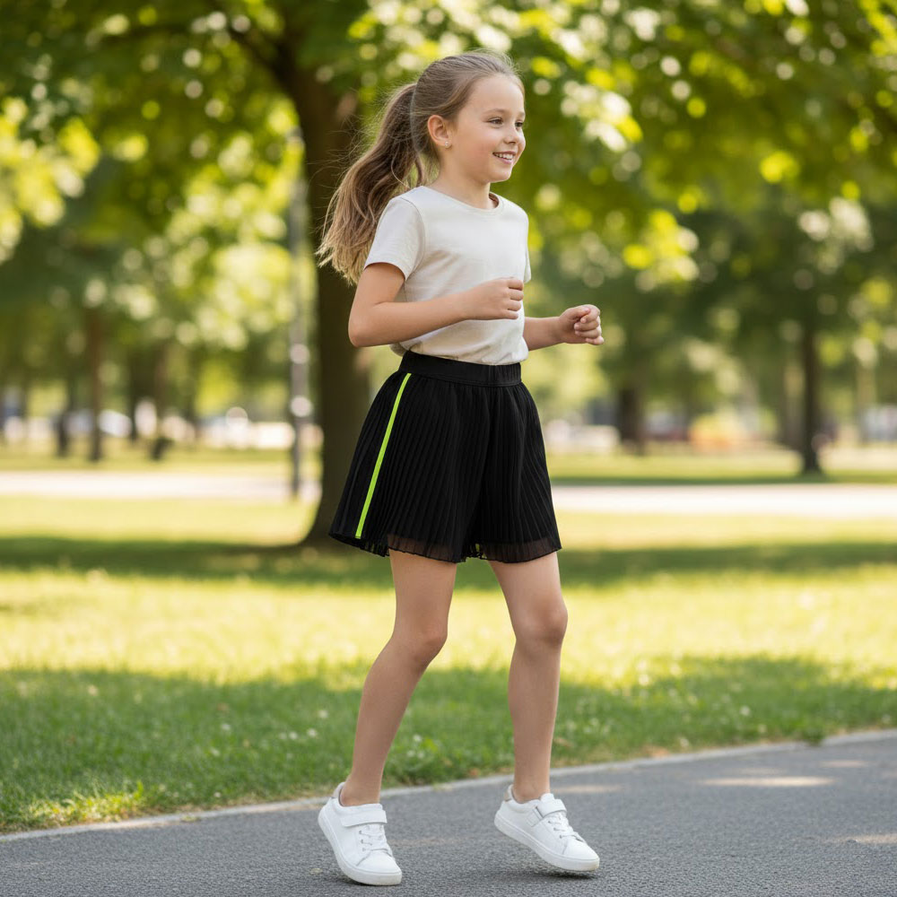 Pleated Chiffon Shorts - Image 13