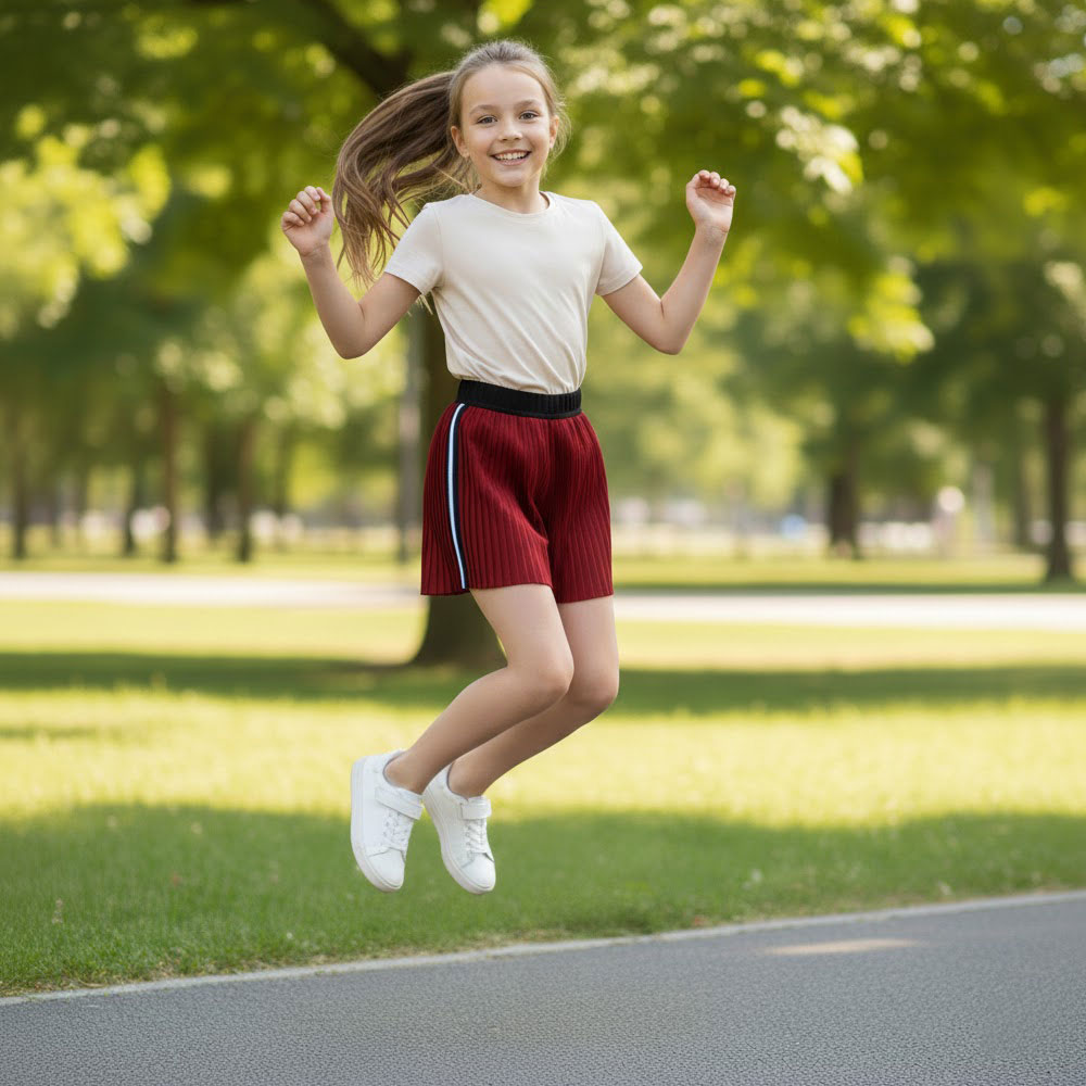 Pleated Chiffon Shorts - Image 5