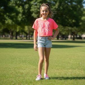 Home girl flan less printtop