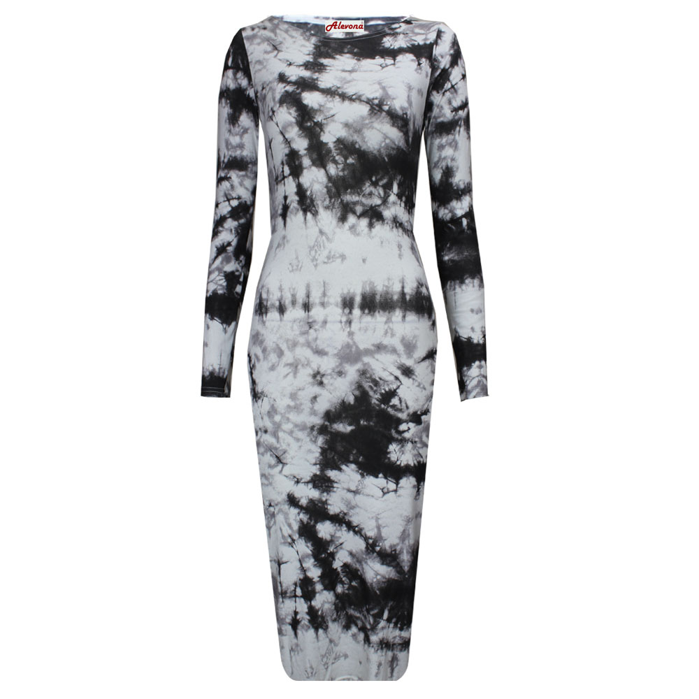 tie dye print midi dress tie dye print midi dress